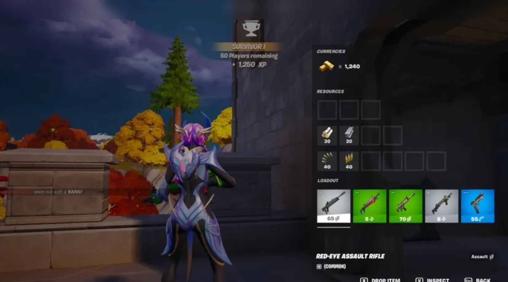 How to Drop Fortnite Items on pc